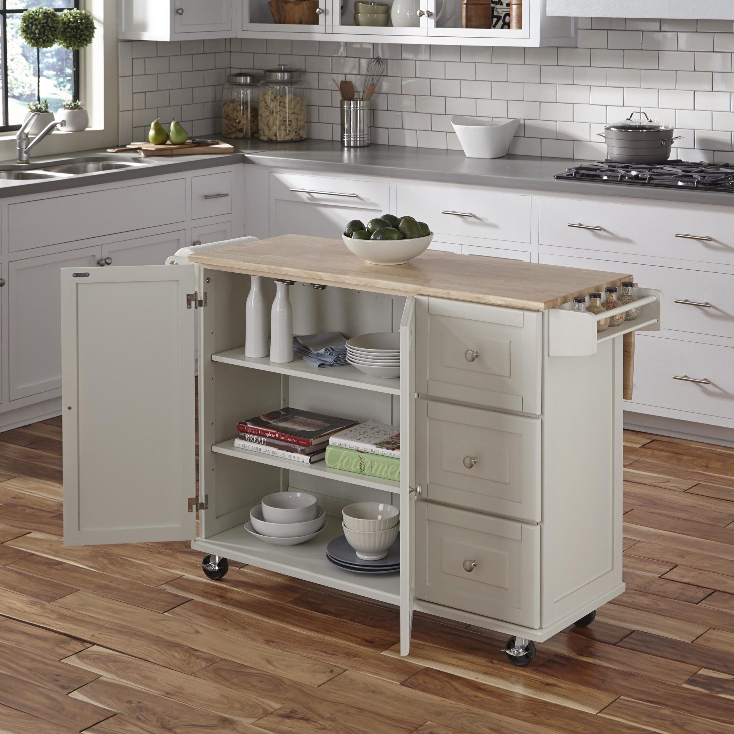 10 Pretty And Practical Kitchen Island Carts You Can Order Online – Artofit throughout