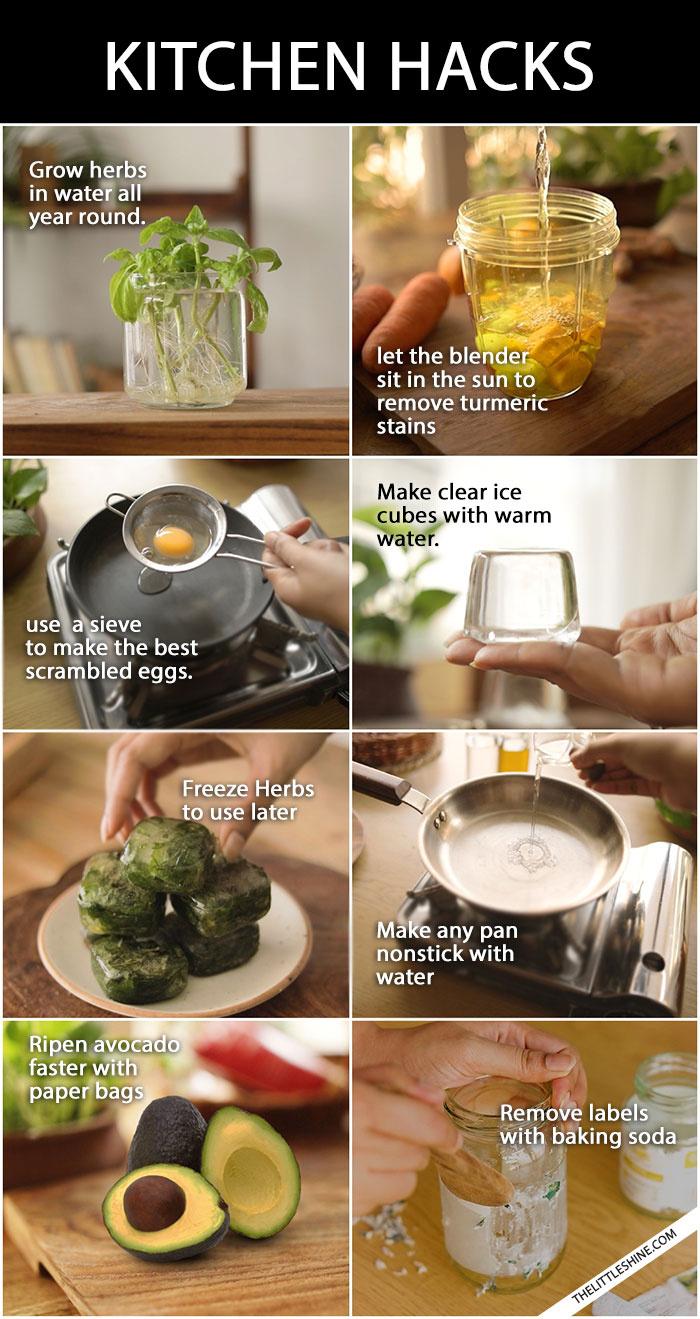 15 Best Kitchen Hacks You Wish You Knew Sooner - The Little Shine with regard to From Prep to Plating 16 Professional Kitchen Hacks You Can Use Today