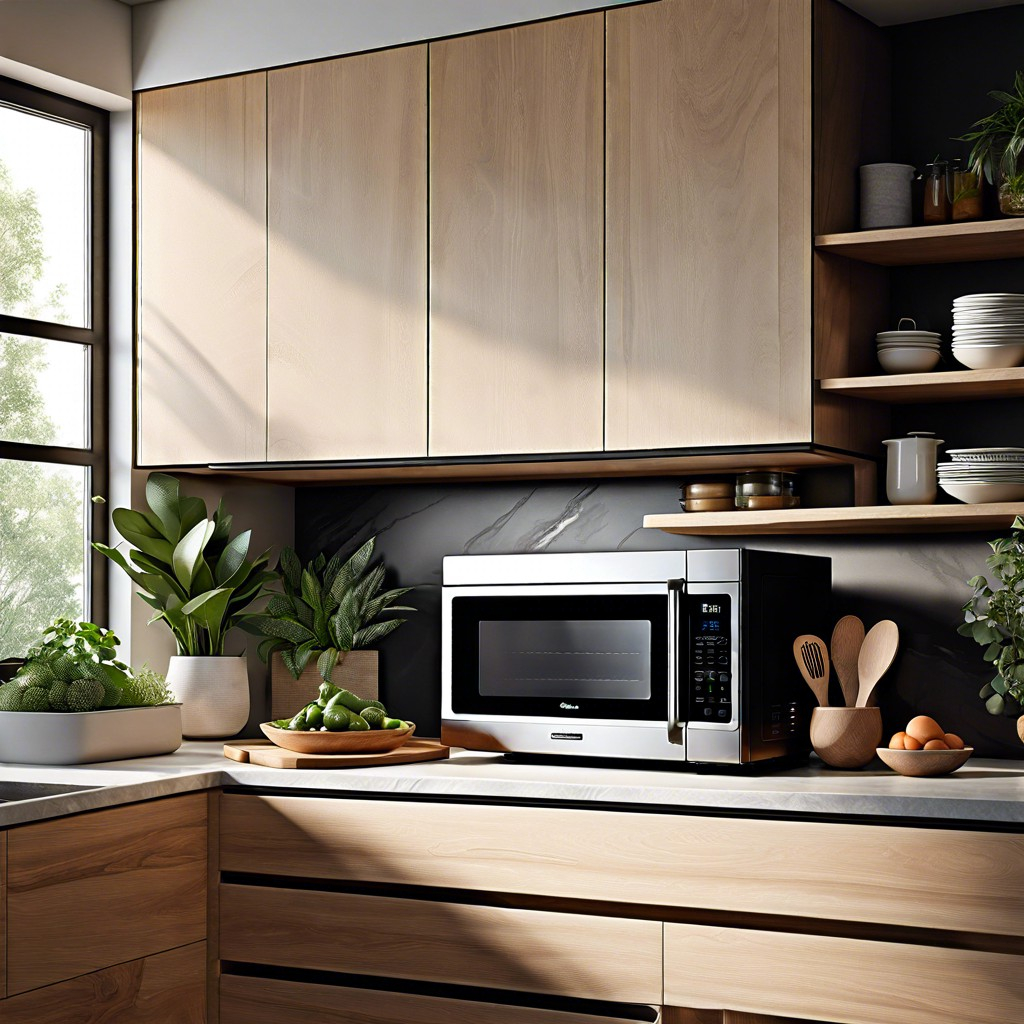 15 Creative Microwave On Countertop Ideas with