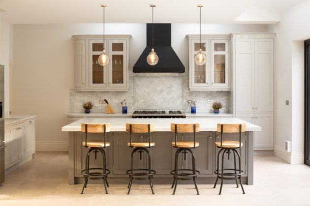 17 Stunning Eat-In Kitchens That Will Inspire You For Sure intended for