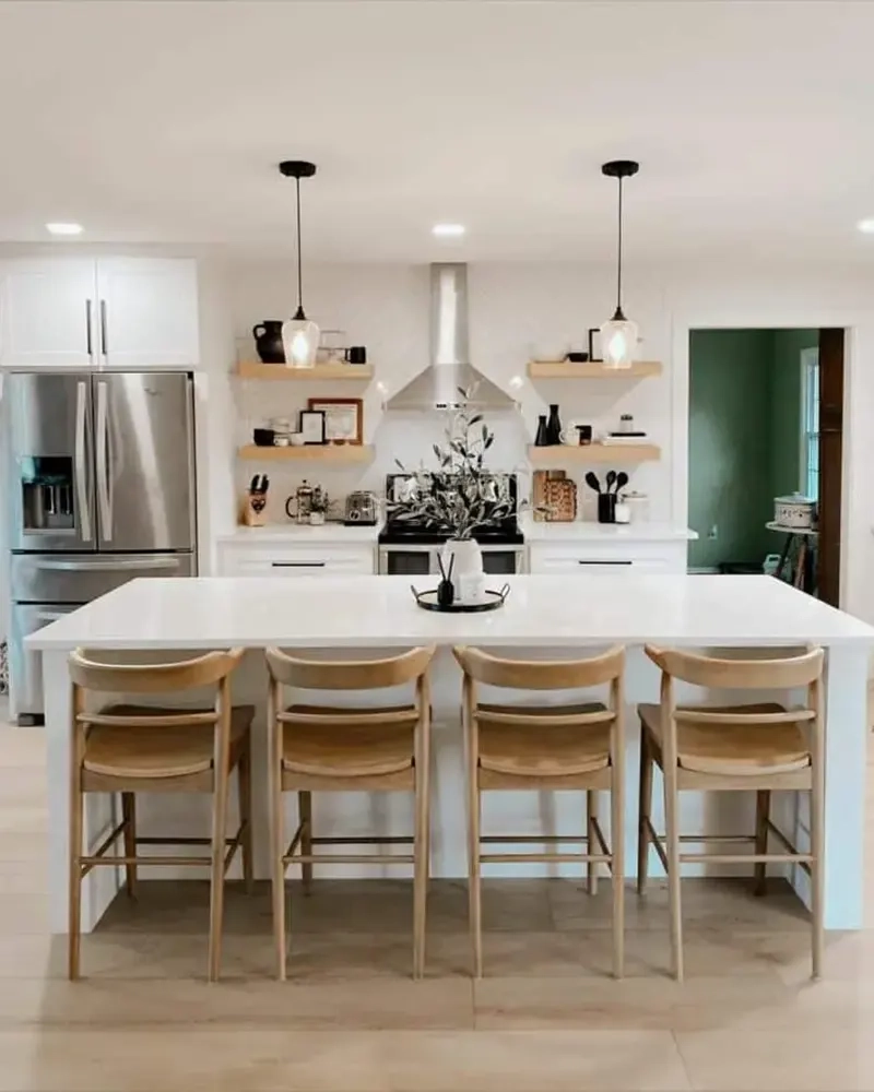 33 Beautiful White Kitchen Island Ideas You Must See - Home Deviser for 7 White Kitchens That Make The Case For Painting The Island