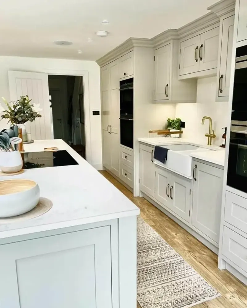 33 Beautiful White Kitchen Island Ideas You Must See - Home Deviser throughout 7 White Kitchens That Make The Case For Painting The Island