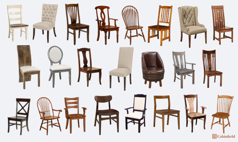 37 Different Types Of Dining Chairs (Designs And Styles) - Cabinfield Blog inside