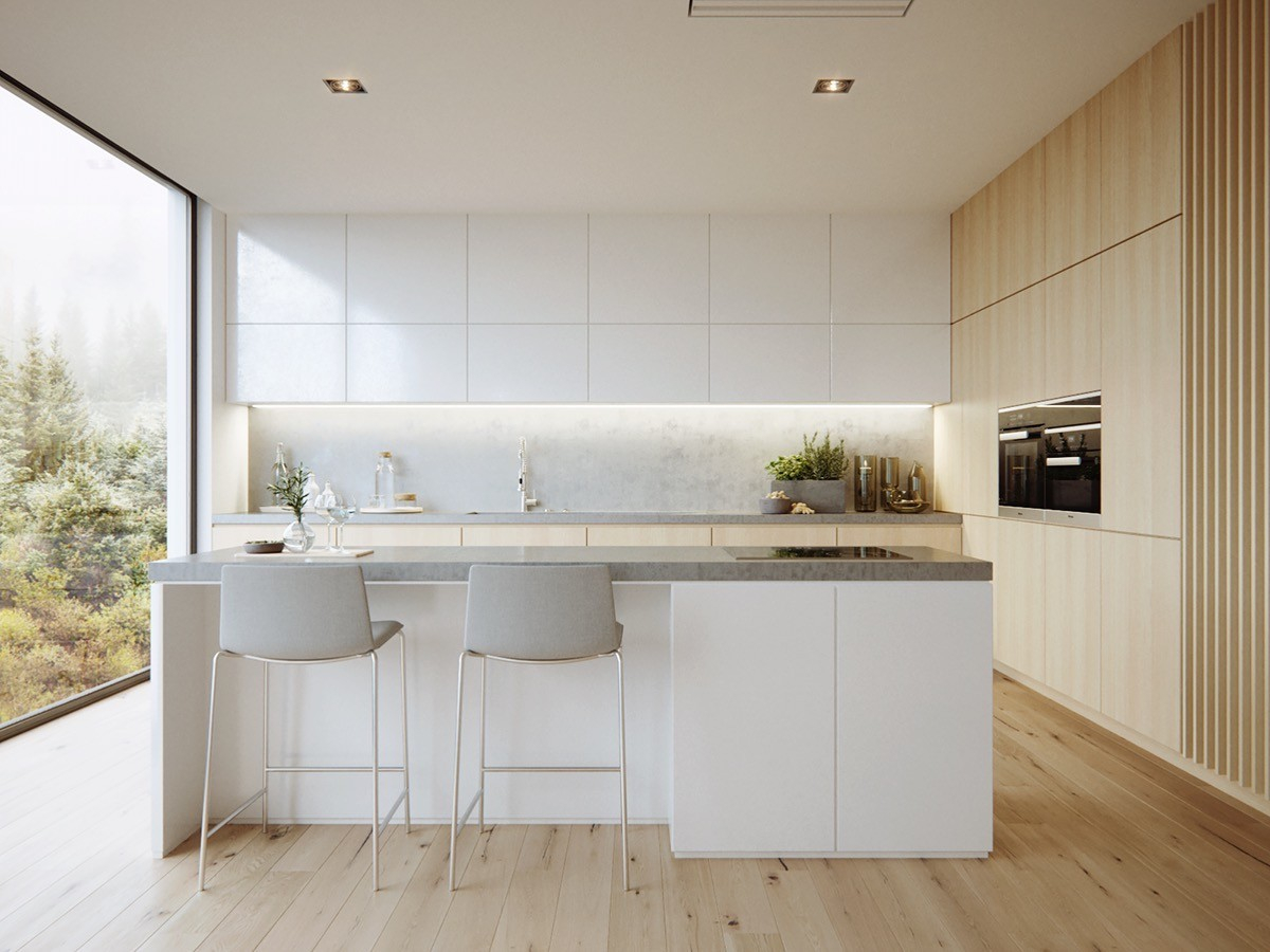 40 Minimalist Kitchens To Get Super Sleek Inspiration with
