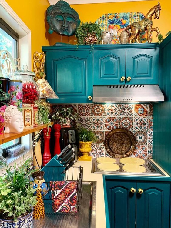 93 Bright And Colorful Kitchen Design Ideas - Digsdigs throughout