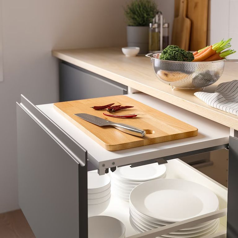 Maximizing a Small Kitchen The Pullout Countertop Advantage