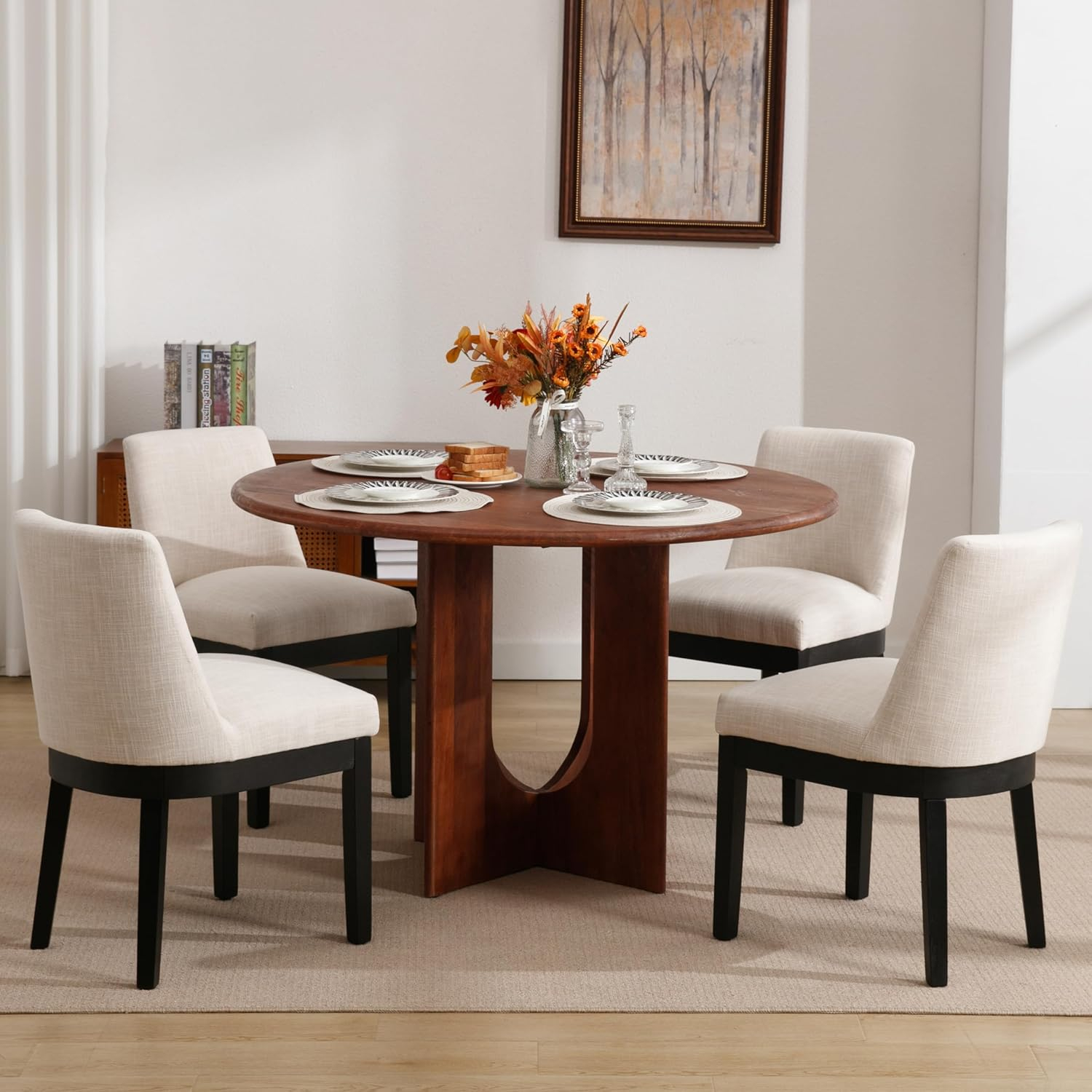 Understanding the appeal of 23.5 inch modern dining chairs in linen fabric