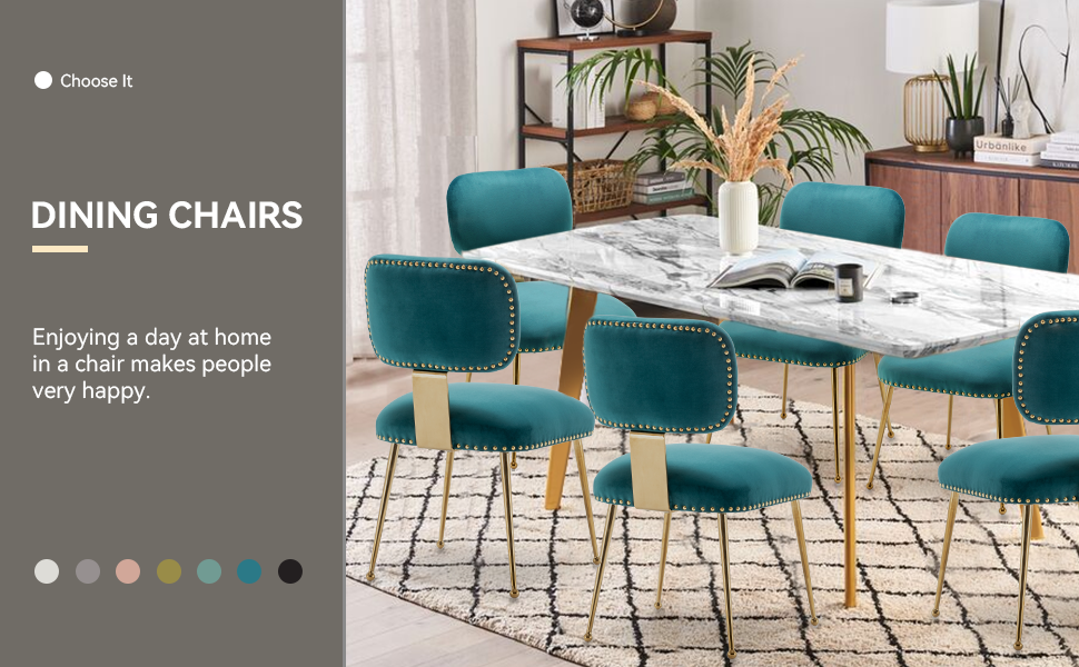 Amazon.com - Seynar Dining Chairs, Modern Velvet Upholstered Accent ... pertaining to SEYNAR Chairs and the Modern Home A Timeless Combination