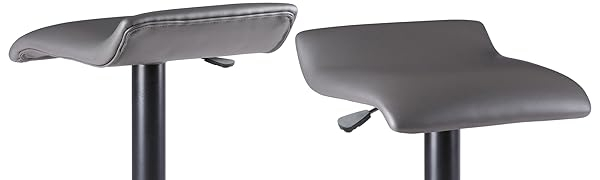 Amazon.com: Winsome Wood Tarah Stool, Gray, 15.16"D X 15.16"W X 34.45"H ... for