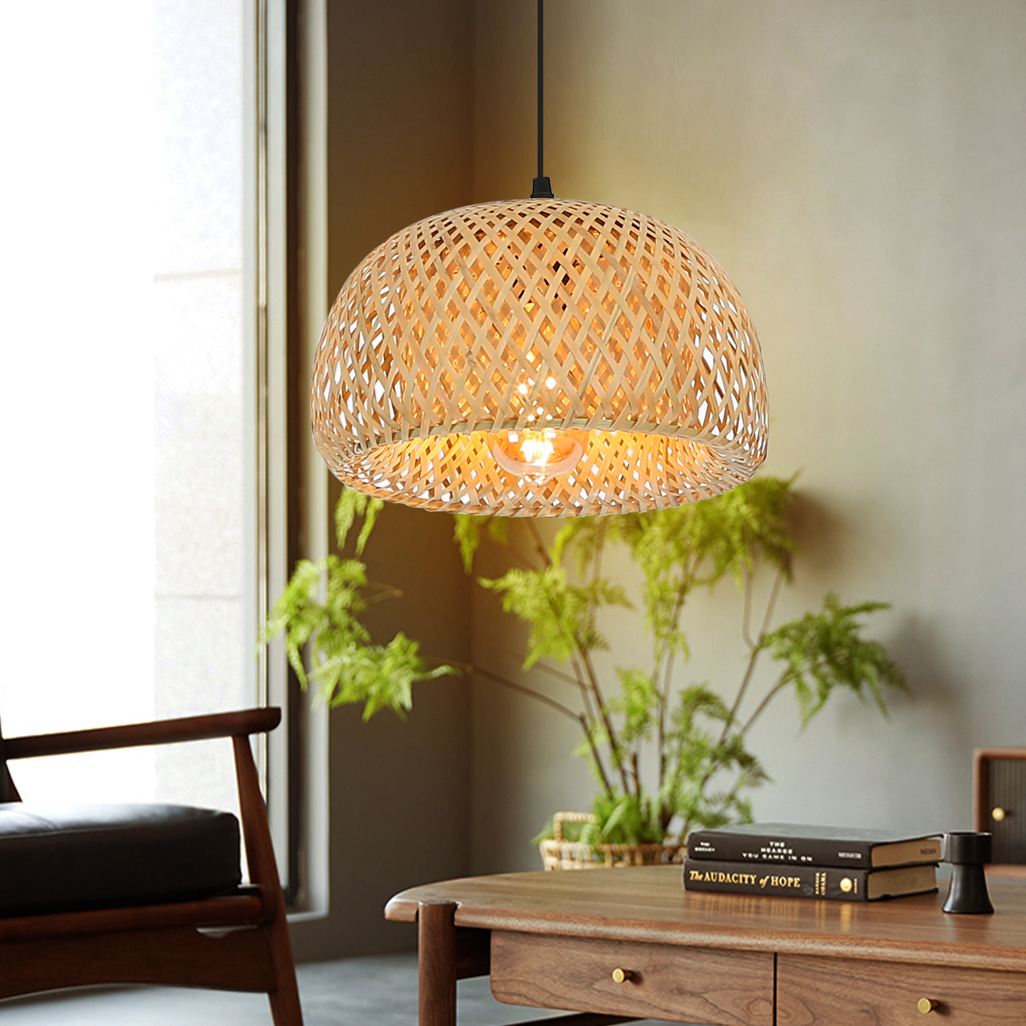 Mastering Ambiance How Boho Bamboo Wicker Pendants Elevate Any Space