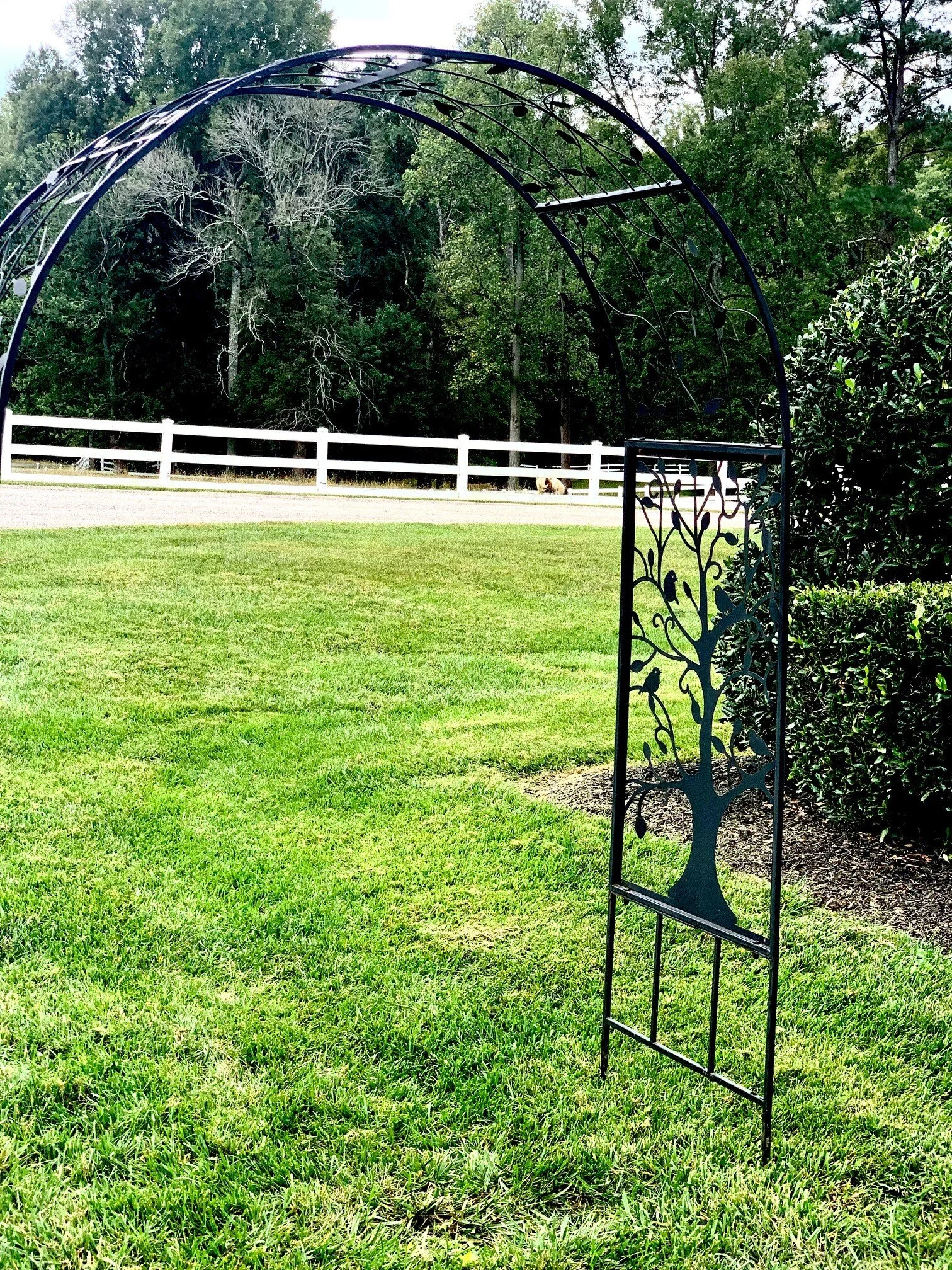 Black Metal Arch — Seven Paths Manor regarding