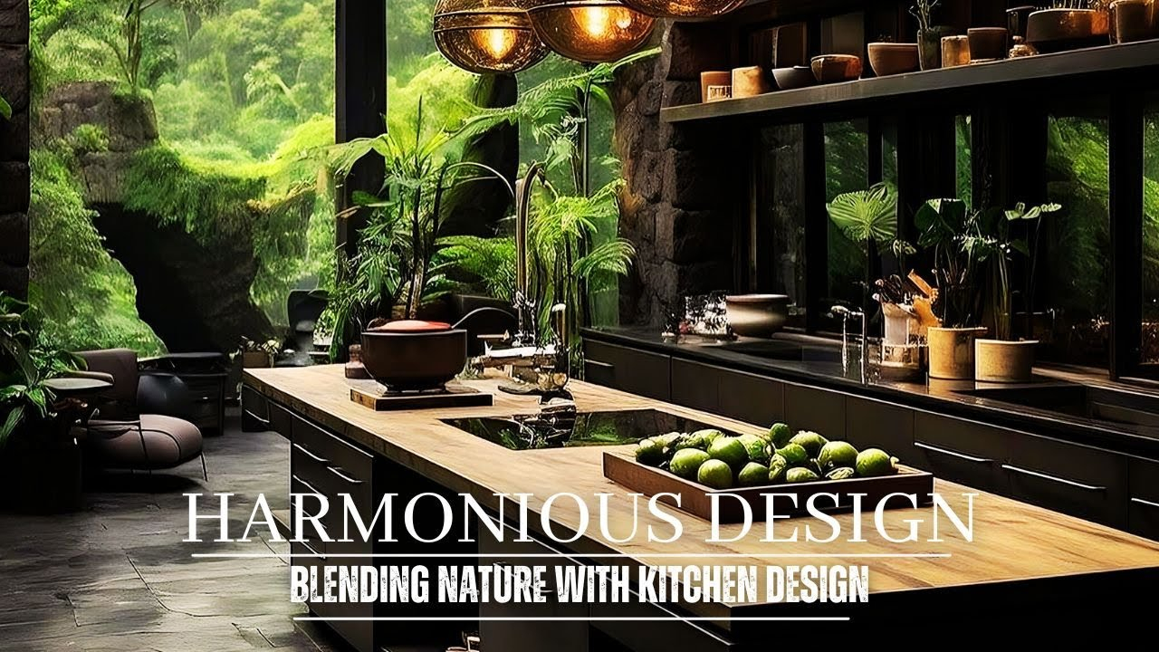 Blending Nature With Kitchen Design | Harmonious Design Inspirations ... with The Art of Kitchen Color Pairing Creating Harmonious Designs