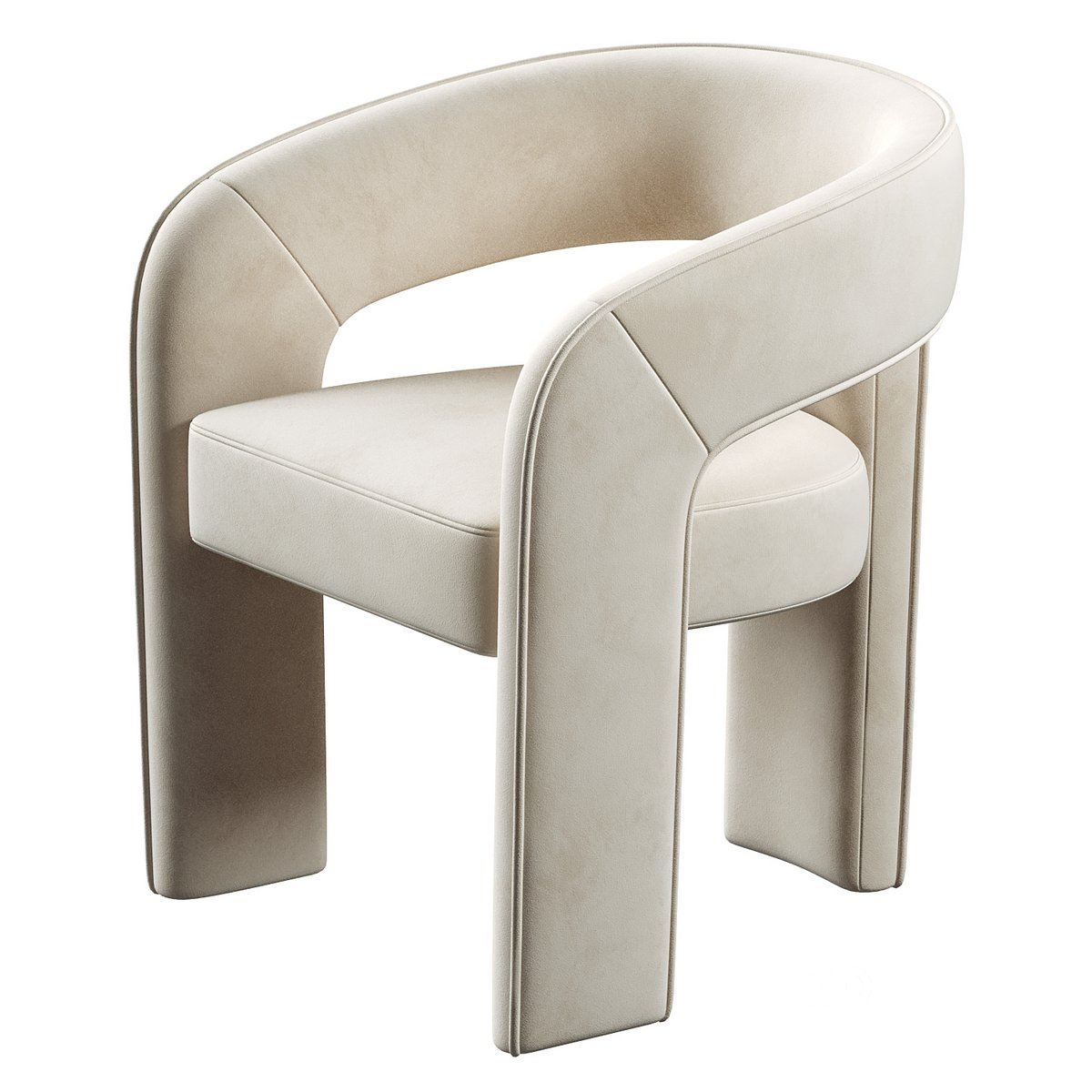 Catharia 3 Leg Dining Chair The Art of Minimalist Dining Furniture