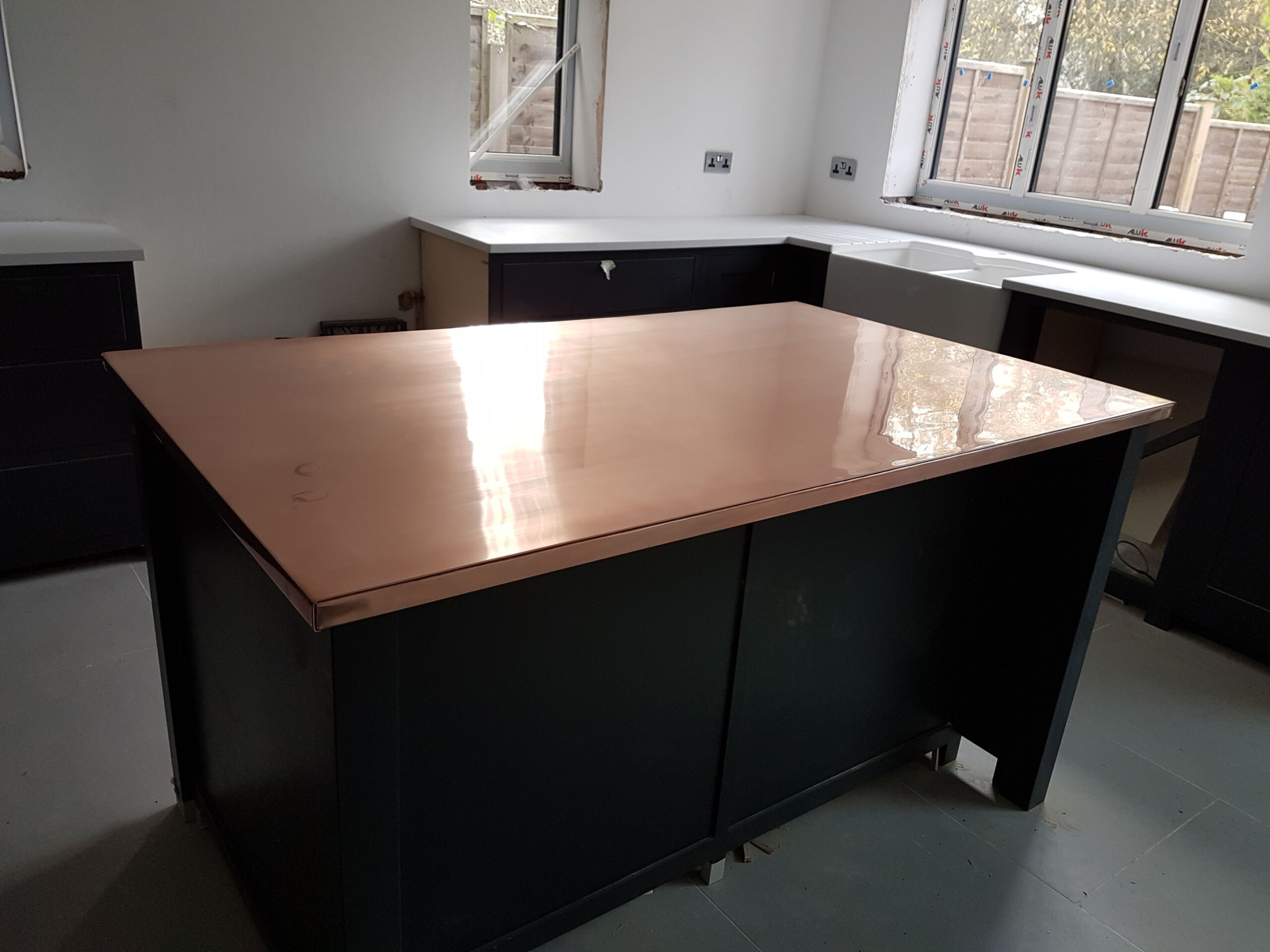 Beyond Countertops: The Stylish Impact of Copper Islands in Home Kitchens