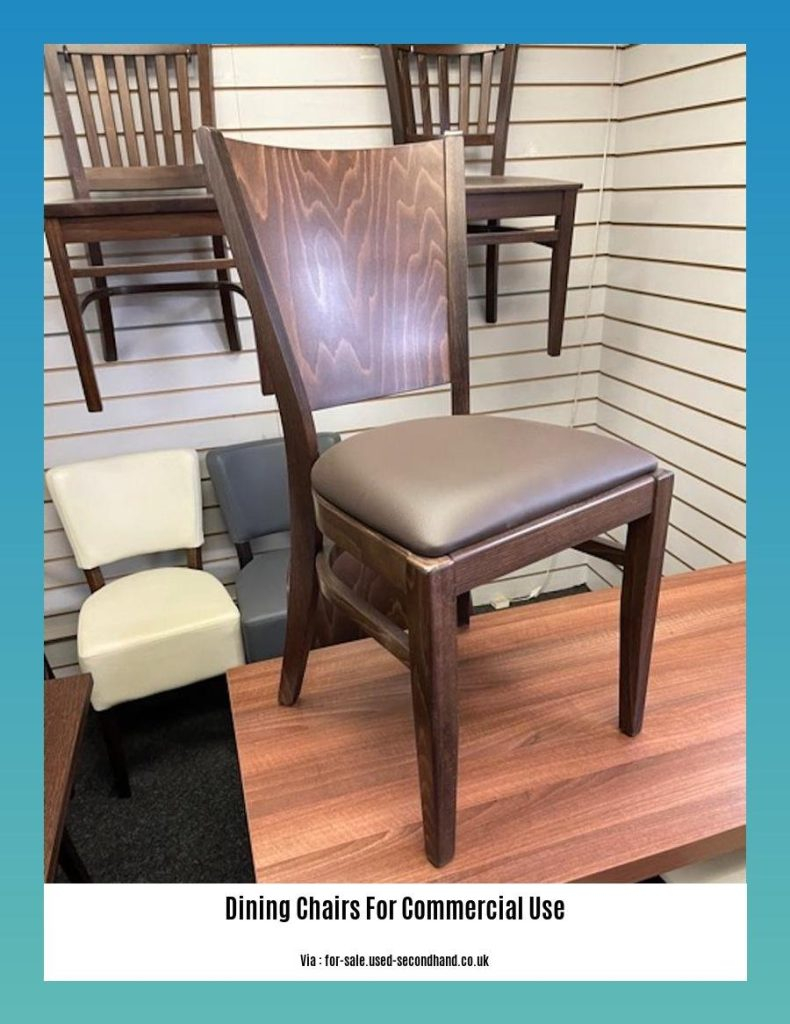 Material selection considerations for durable commercial dining furniture