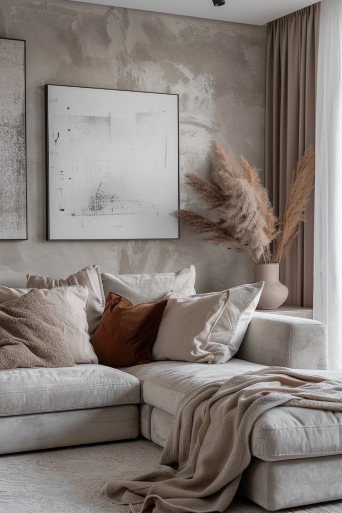 Elegant Gray And Beige Living Room Ideas: Modern Comfort Meets Timeless ... regarding Timeless Elegance How Beige Linen and Wood Transform Your Dining Area