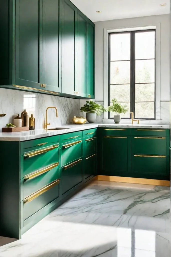 Exploring Bold And Unexpected Kitchen Cabinet Colors - Nancys Home inside