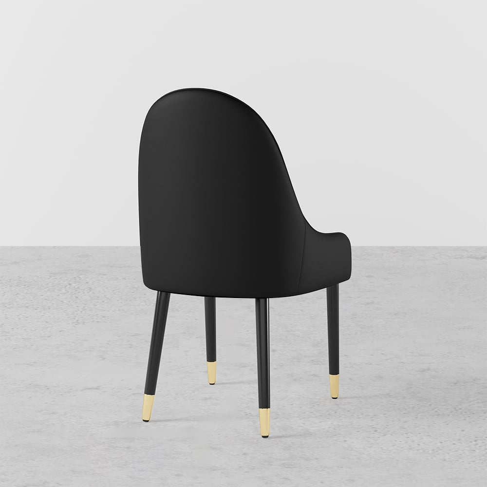 Faux Leather Dining Chair, Modern Dining Chair, Armless Dining Chair ... throughout