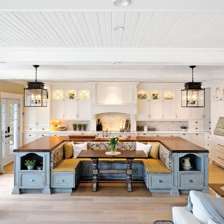 Functional Kitchen Islands With Built In Seating You Need To See - Top ... pertaining to The Ultimate Guide to Kitchen Islands Featuring Banquette Seating