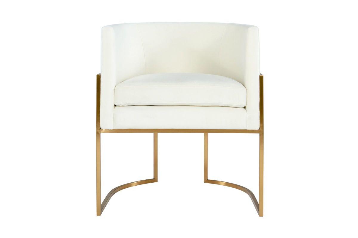 How Giselle Cream Velvet Dining Chair Gold Leg Transforms Your Dining Room Experience