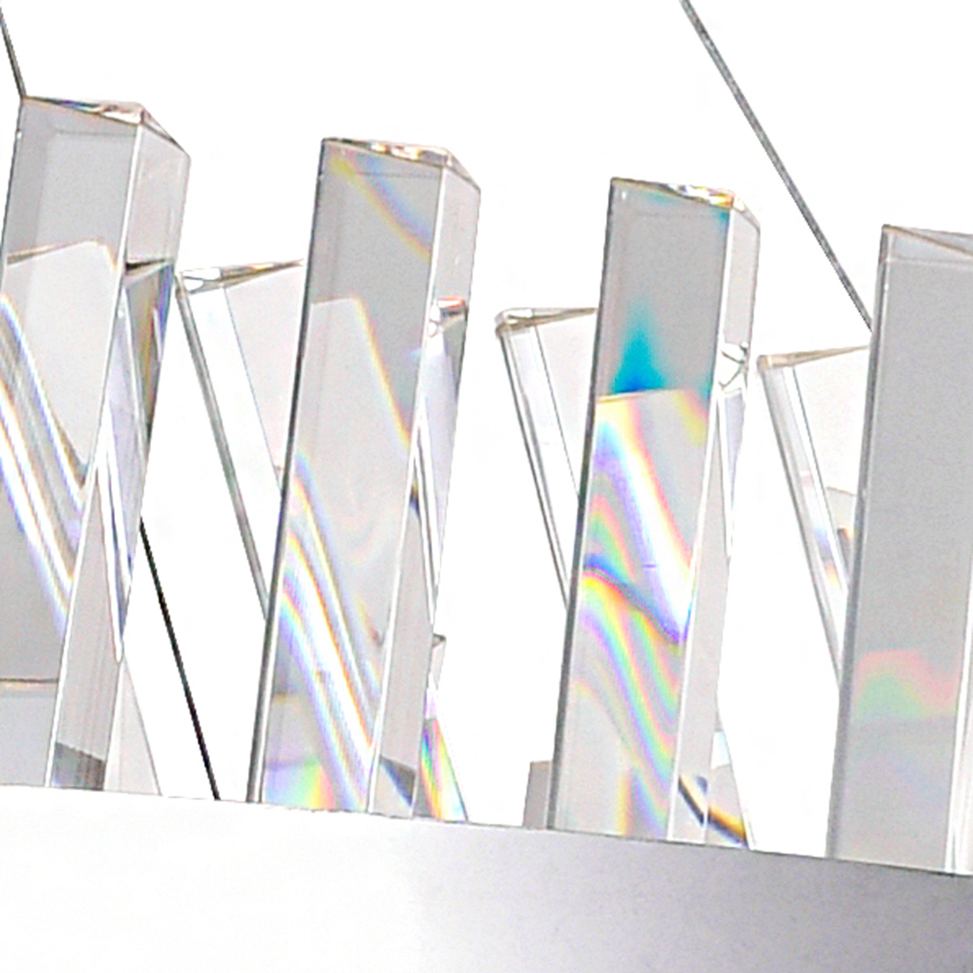 Glace Led Chandelier With Chrome Finish - Cwi Lighting with