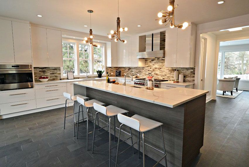 Gorgeous Contrasting Kitchen Island Ideas (Pictures) | White Kitchen ... with