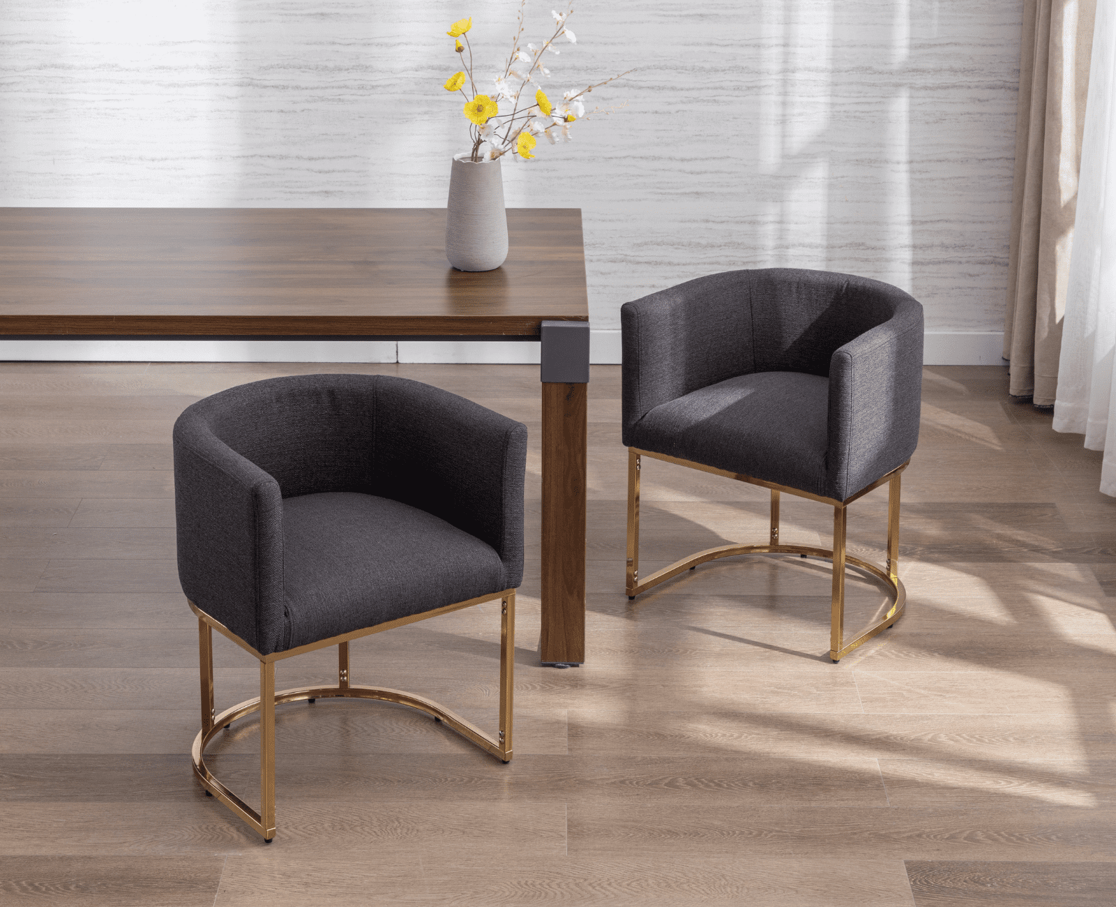 How to Style and Care for Your Mid-Century Modern Linen Dining Chair Set of 6