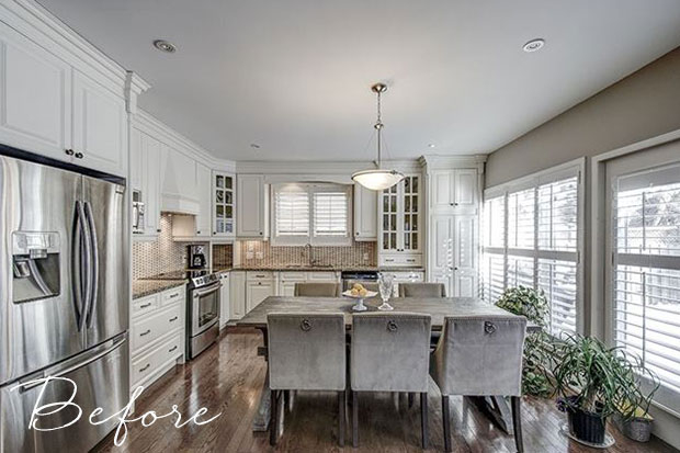 House &amp; Home - Get Inspired By These Dramatic Kitchen Transformations inside Kitchen Transformation Through Thoughtful Lighting Design