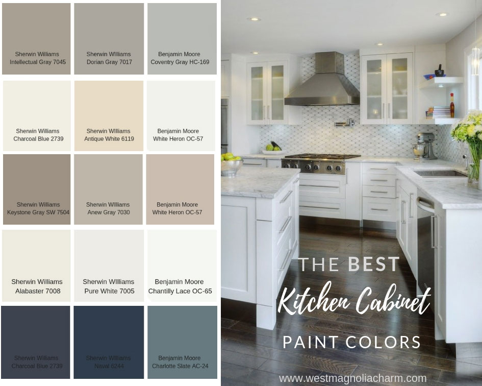 How To Select The Best Cabinet Paint Colors For A Brighter Kitchen within Beyond White Exploring the 11 Hottest Kitchen Cabinet Colors