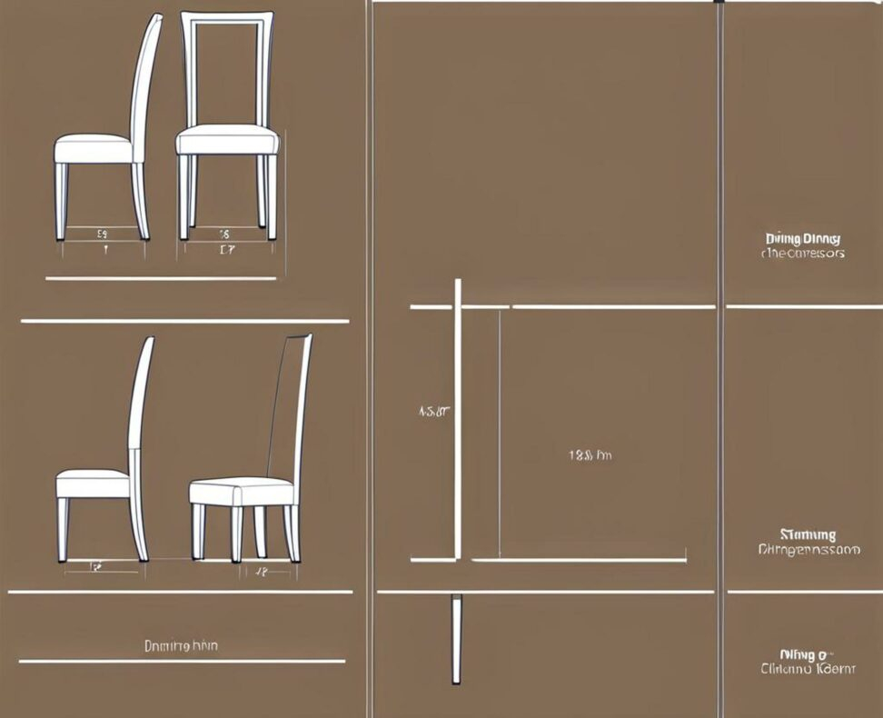 Know Your Dining Chair Dimensions - Corley Designs throughout