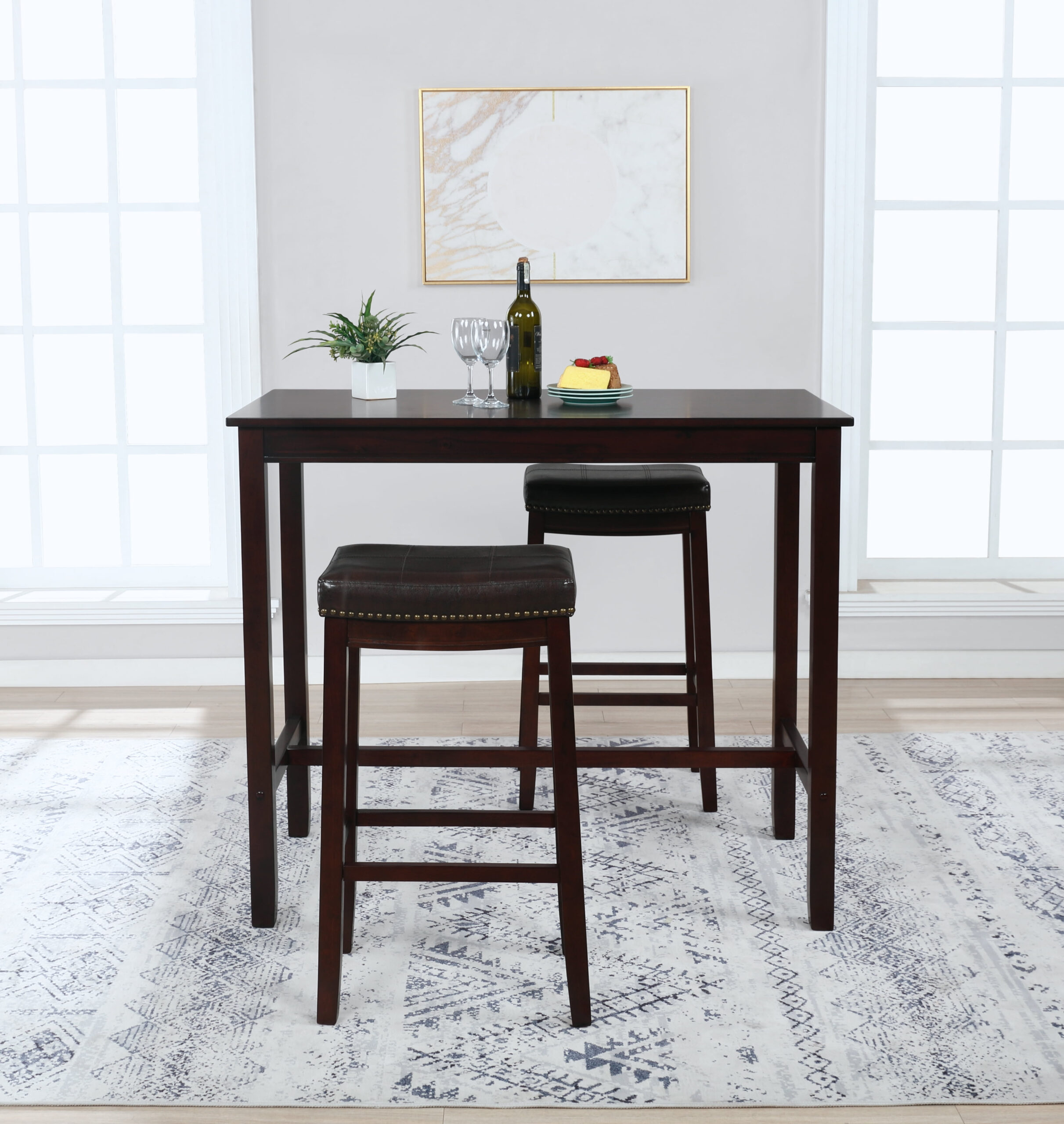 Understanding the Craftsmanship of the Linon Claridge Bar Height Table