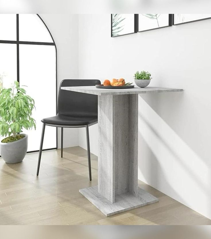 Elevating Your Dining Area With a Gray Sonoma Engineered Wood Bistro Table