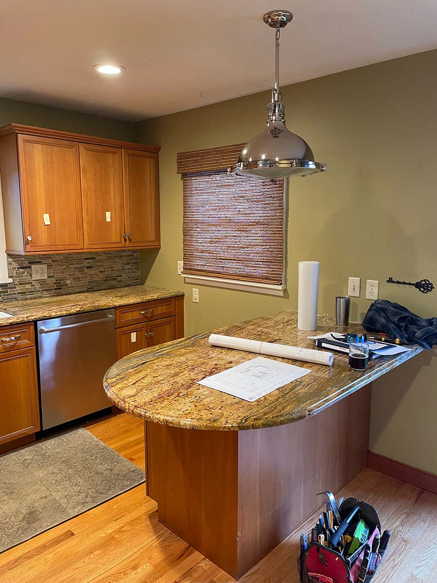 Old-Kitchen-Peninsula-And-Removed-Window - Mother Hubbard's Custom ... in