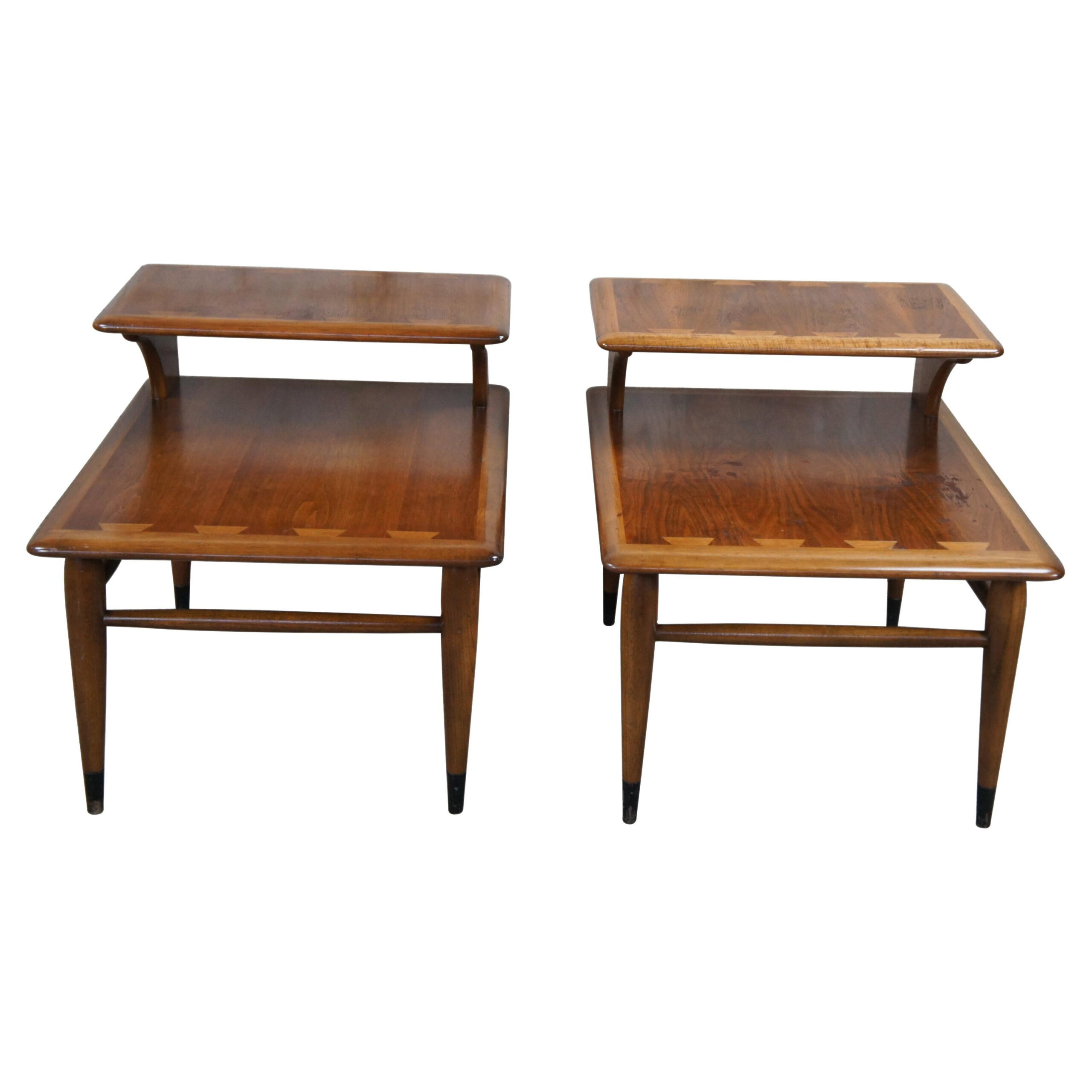 Elevate Your Space with the Timeless Charm of Mid-Century Walnut Pub Tables