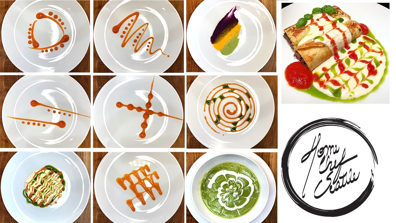 Plating Techniques &amp; Ideas - Sauces, Oils, Purées &amp; Soups - Plate Like ... regarding From Prep to Plating 16 Professional Kitchen Hacks You Can Use Today