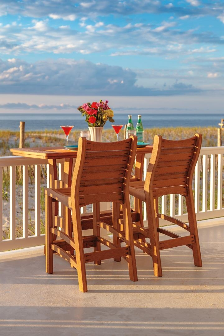 Poly Lumber Bayshore Pub Table 28" X 60" - Bywatyr On Lbi - Home Decor ... in Bayshore Pub Tables Decoding Styles Materials and Durability