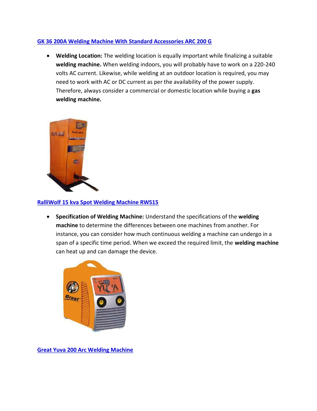 Top considerations when selecting your first welding machine