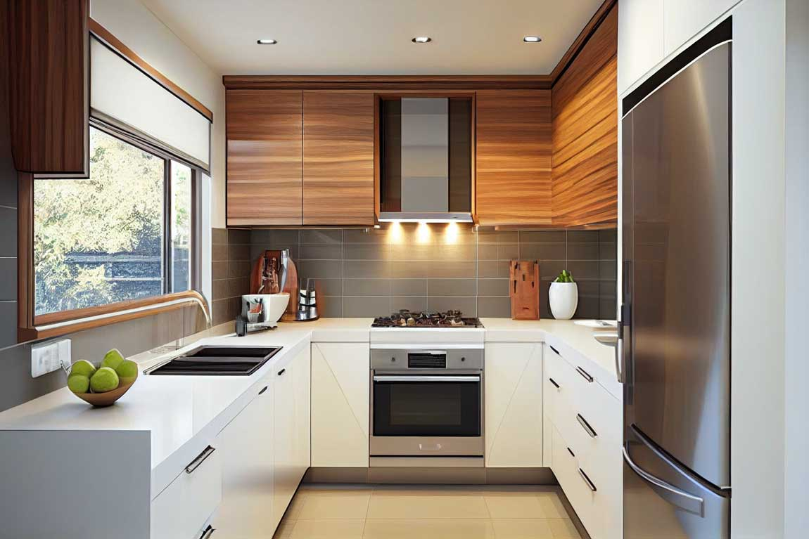 Maximizing Space in Compact U-Shaped Kitchen Designs