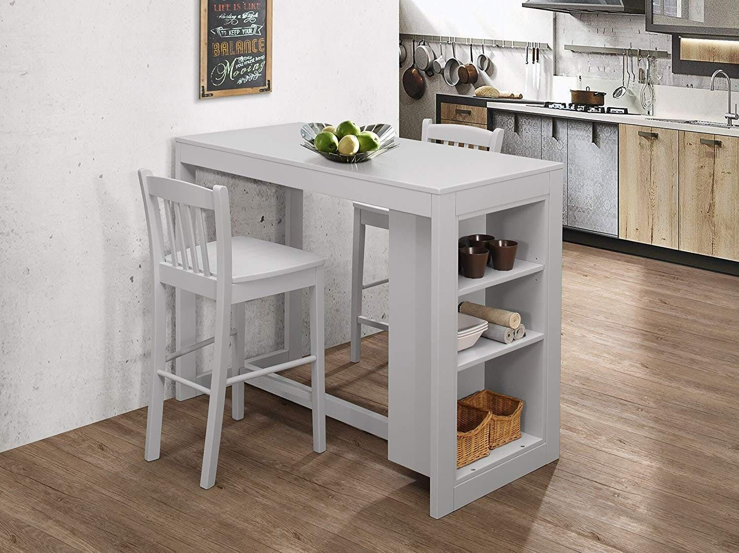 Tall Dining Tables Small Spaces throughout 9 Ways To Fit A Table Into A Cozy Kitchen