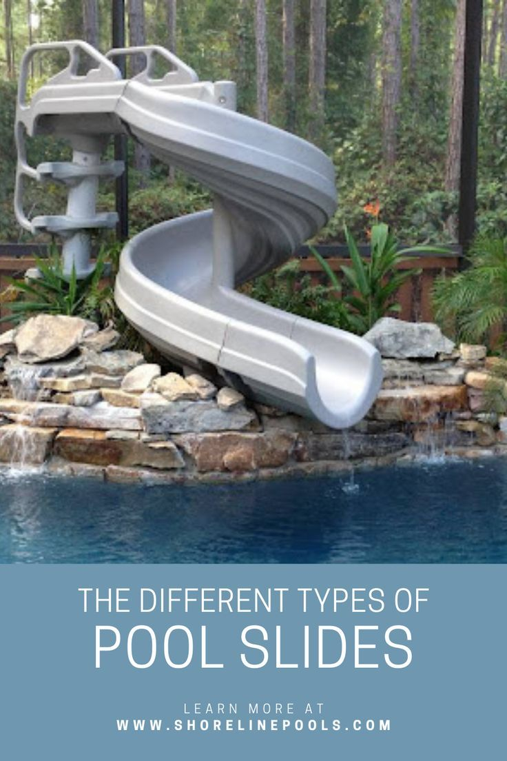 Popular pool slide types and what makes each one special