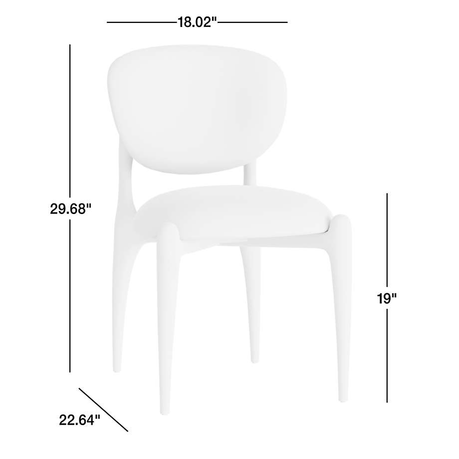 Via Toffee Brown Velvet Walnut Wood Dining Side Chair + Reviews | Crate ... with regard to