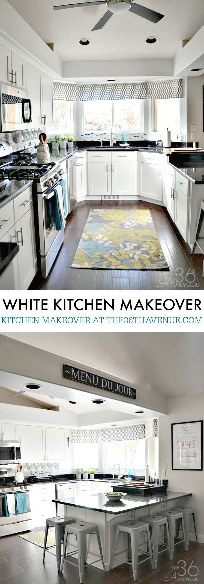 White Kitchen Decor Ideas - Gorgeous White Kitchen Makeovers And Great ... in Before And After: 3 Bright White-And-Wood Kitchen Makeovers