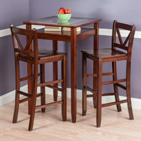 Winsome Halo 3-Piece Pub Table Set within Winsome Tarah Bar Table Style Guide Elevating Your Space with Design