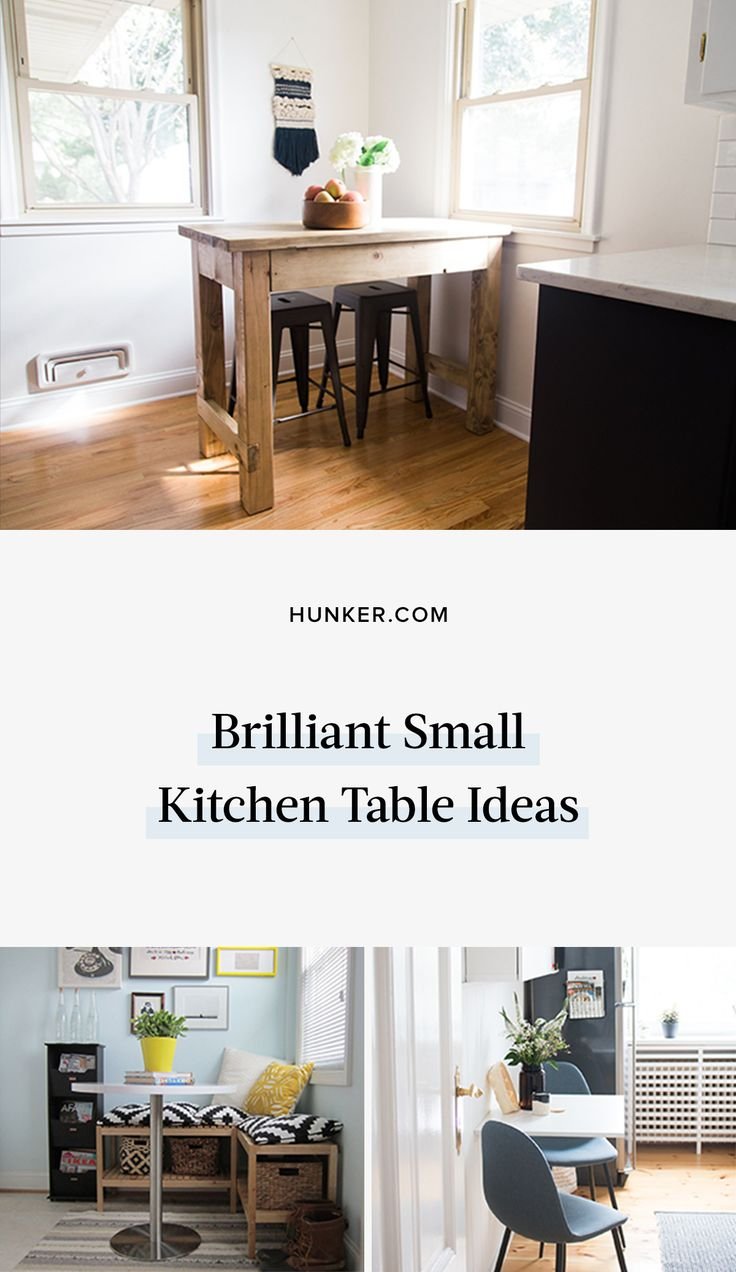 Your Tiny Quarters Are No Match For These 5 Small Kitchen Table Ideas ... throughout Functional Dining: 9 Smart Ideas to Fit a Table in Your Small Kitchen