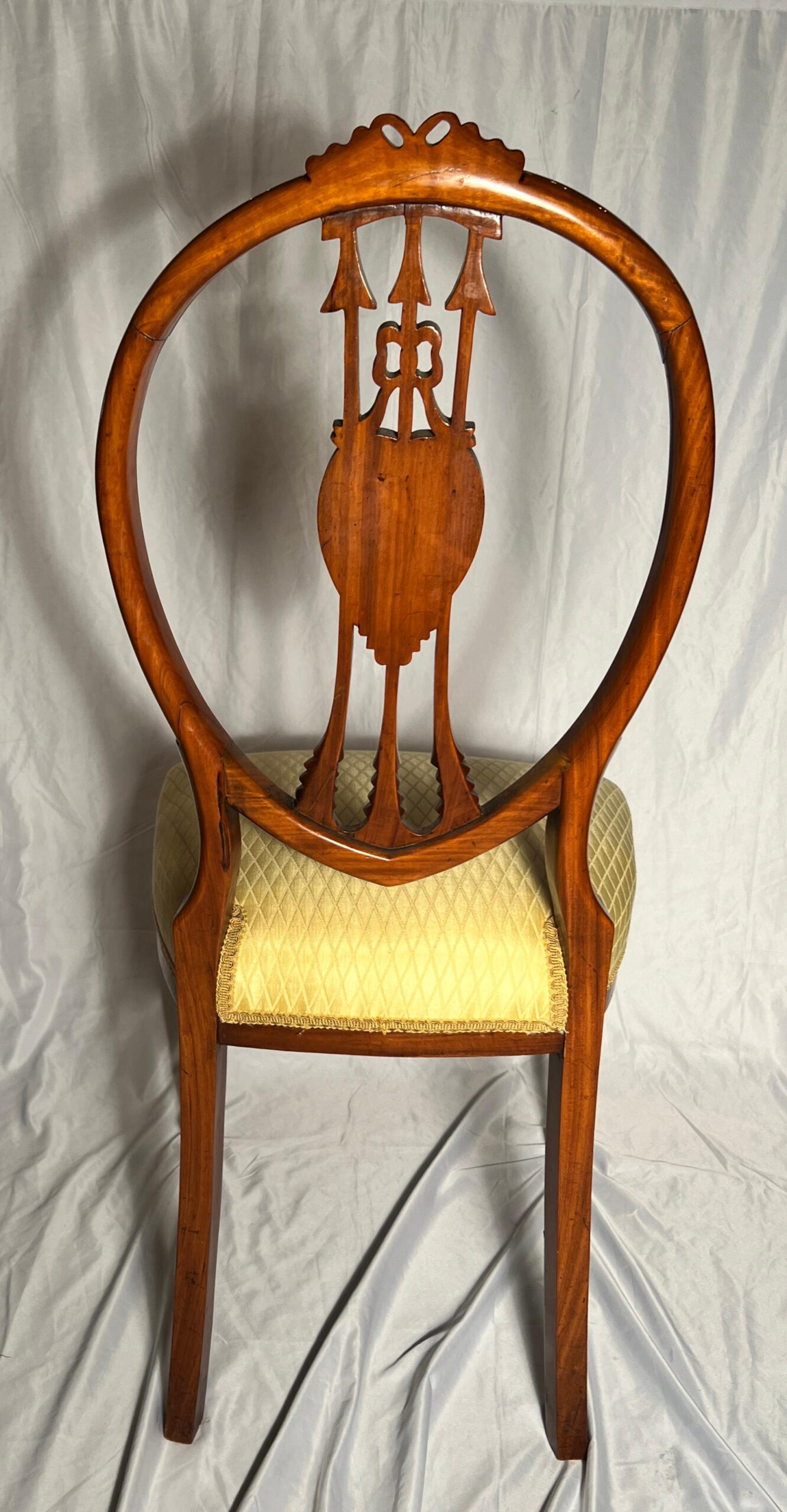 Antique English Satinwood Side Chair For Sale At 1Stdibs inside Preserving the Heritage of Sheraton's Satinwood Side Chair