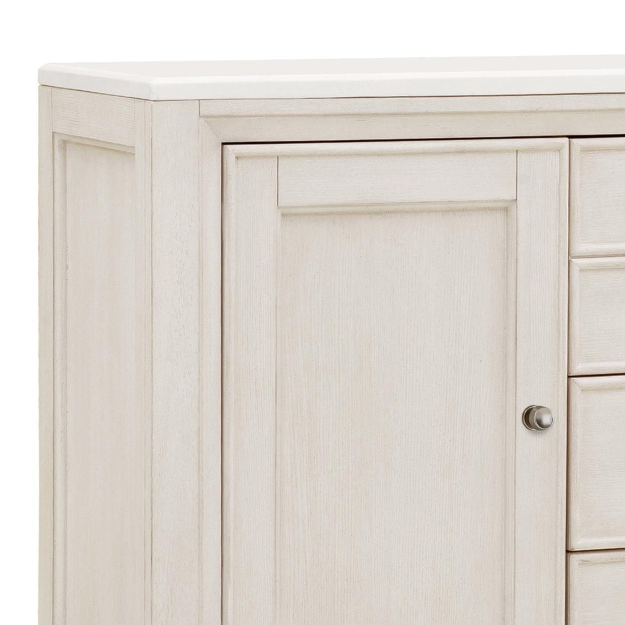 Ashby Place 3-Drawer Buffet With Cabinets (P359302) By Pulaski Furniture in Ashby Place Upholstered Arm Chair