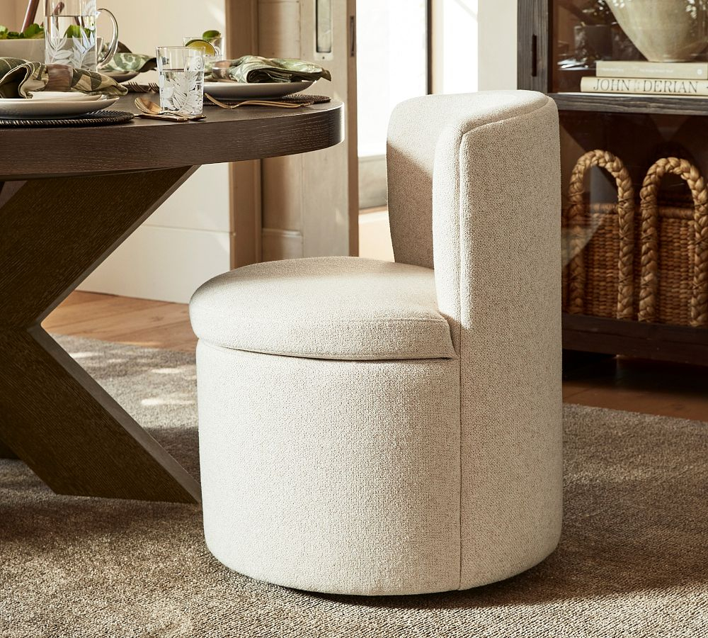 Balboa Upholstered Dining Chair | Pottery Barn with How to care for and maintain your Balboa Upholstered Dining Armchair