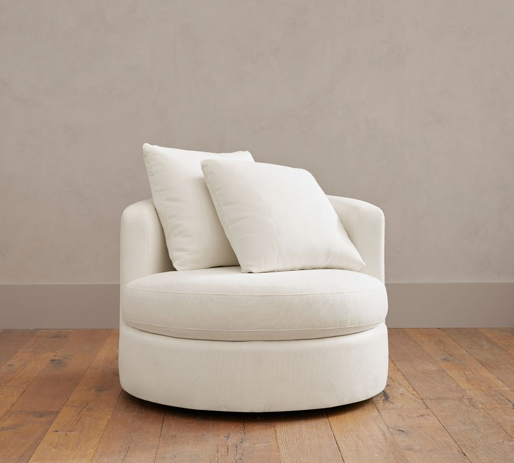 Balboa Upholstered Grand Swivel Armchair, Polyester Wrapped Cushions ... with How to care for and maintain your Balboa Upholstered Dining Armchair