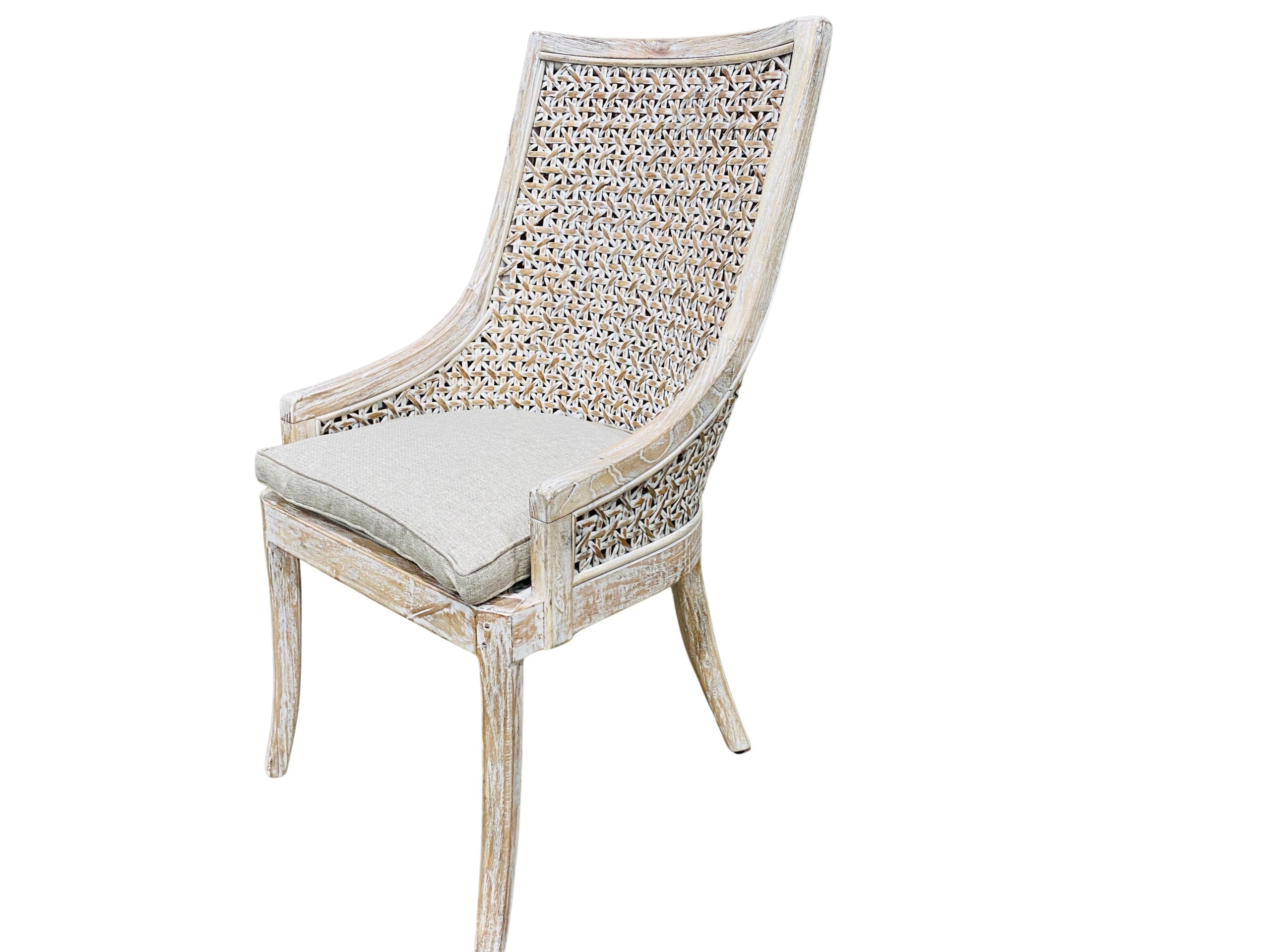 Buy Joseph Dining Chair - Whitewash Online | Santosa Furniture Warehouse throughout Exploring the Legacy of Joseph Dining Chair in American Furniture History