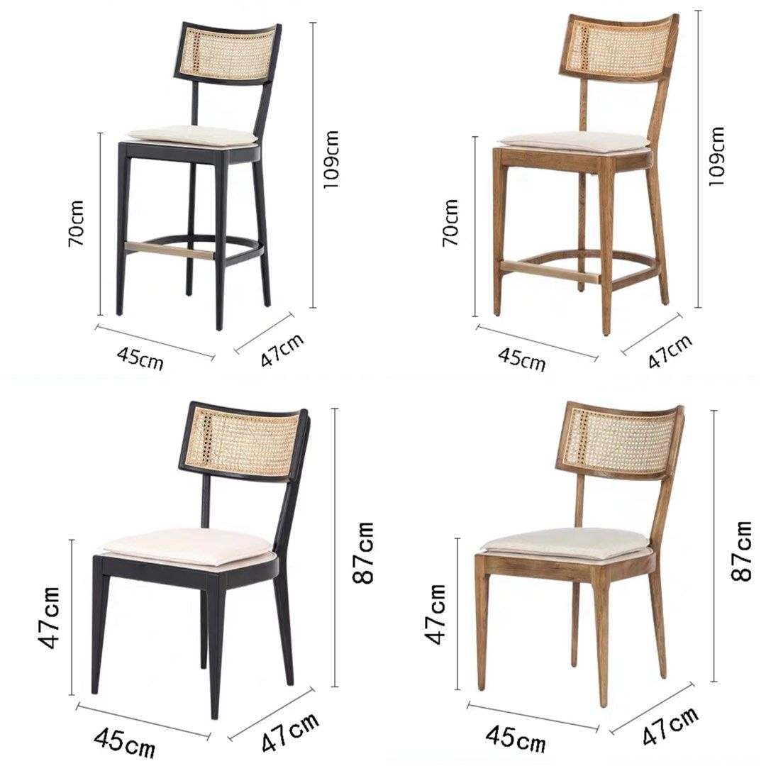 Chappel Rustic Solid Wood Bar Stool / Dining Chair, Furniture &amp; Home ... regarding Exploring the Cultural Impact of Chappel Dining Chair in American Design